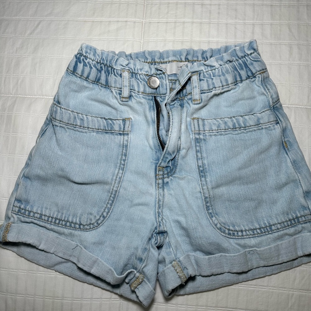 Zara Kids Light Blue Denim Shorts